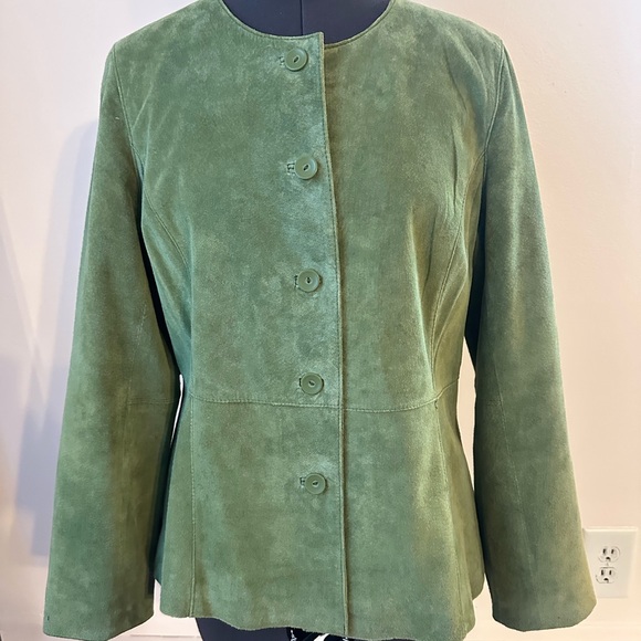 Genuine Leather Suede Women's Jacket - Picture 1 of 5